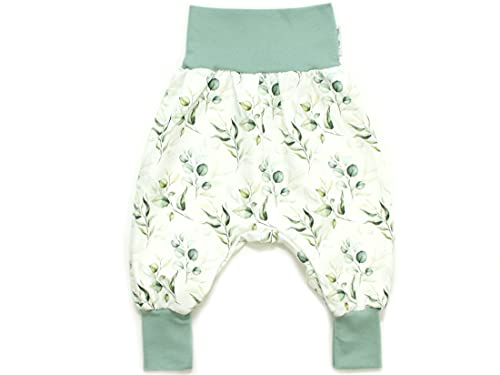 Kleine Könige Pumphose Baby Mädchen Hose · Modell Eukalyptus, Mint · Ökotex 100 Zertifiziert · Größe 110/116 von Kleine Könige