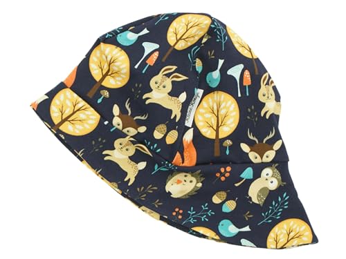 Kleine Könige Sonnenhut Sommer Mütze Baby Jungen · Modell Fuchs Waldtiere Forest Friends Marine · Ökotex 100 Zertifiziert · Größe 110/116 von Kleine Könige
