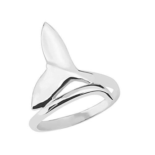 Damen Ring/Verlobungsring 925 Sterling Silber Whale Schwanz Ring von Kleine Schätze