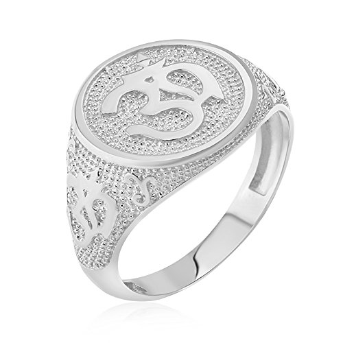 Herren Ring 925 Sterling Silber Om Symbol Harmonie Ring von Kleine Schätze