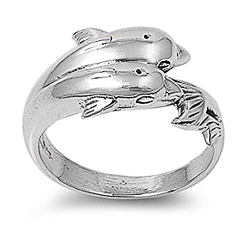Kleine Schätze - Damen-Ring/Verlobungsring - 925 Sterlingsilber - Delphine von Kleine Schätze