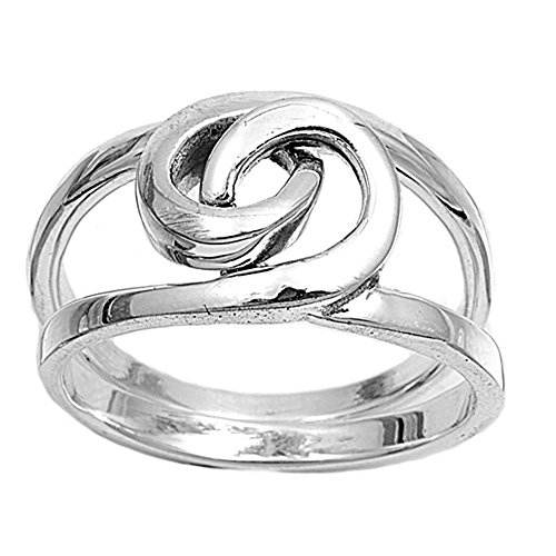 Kleine Schätze - Damen-Ring/Verlobungsring - 925 Sterlingsilber - Node von Liebe von Kleine Schätze