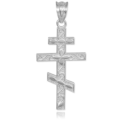 Kleine Schätze - Silver russisch-orthodoxen Kreuz Anhänger von Kleine Schätze