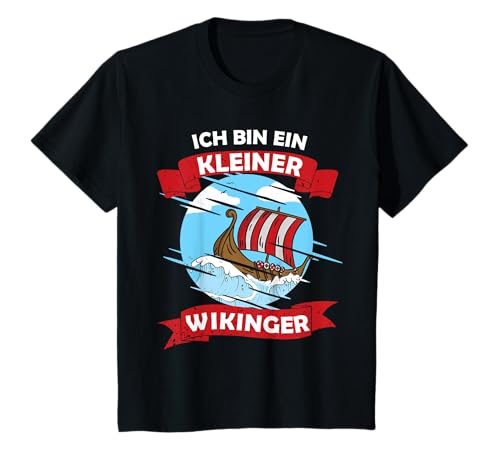 Kinder Kleiner Wikinger Kinder Wikinger Kostüm mit Wikinger Boot T-Shirt Kinder Kleiner Wikinger Kinder Wikinger Kostüm mit Wikinger Boot T-Shirt von Kleine Wikinger Kostüm Kinder