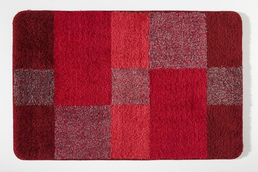 Kleine Wolke Bademantel Kleine Wolke Badteppich JOANA (LBH 120x70x2 cm) LBH 120x70x2 cm rot von Kleine Wolke