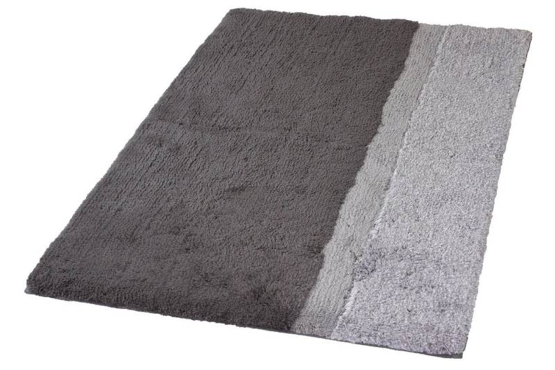 Kleine Wolke Bademantel Kleine Wolke Badteppich LIFE LBH 120x70x2 cm grau Badematte von Kleine Wolke