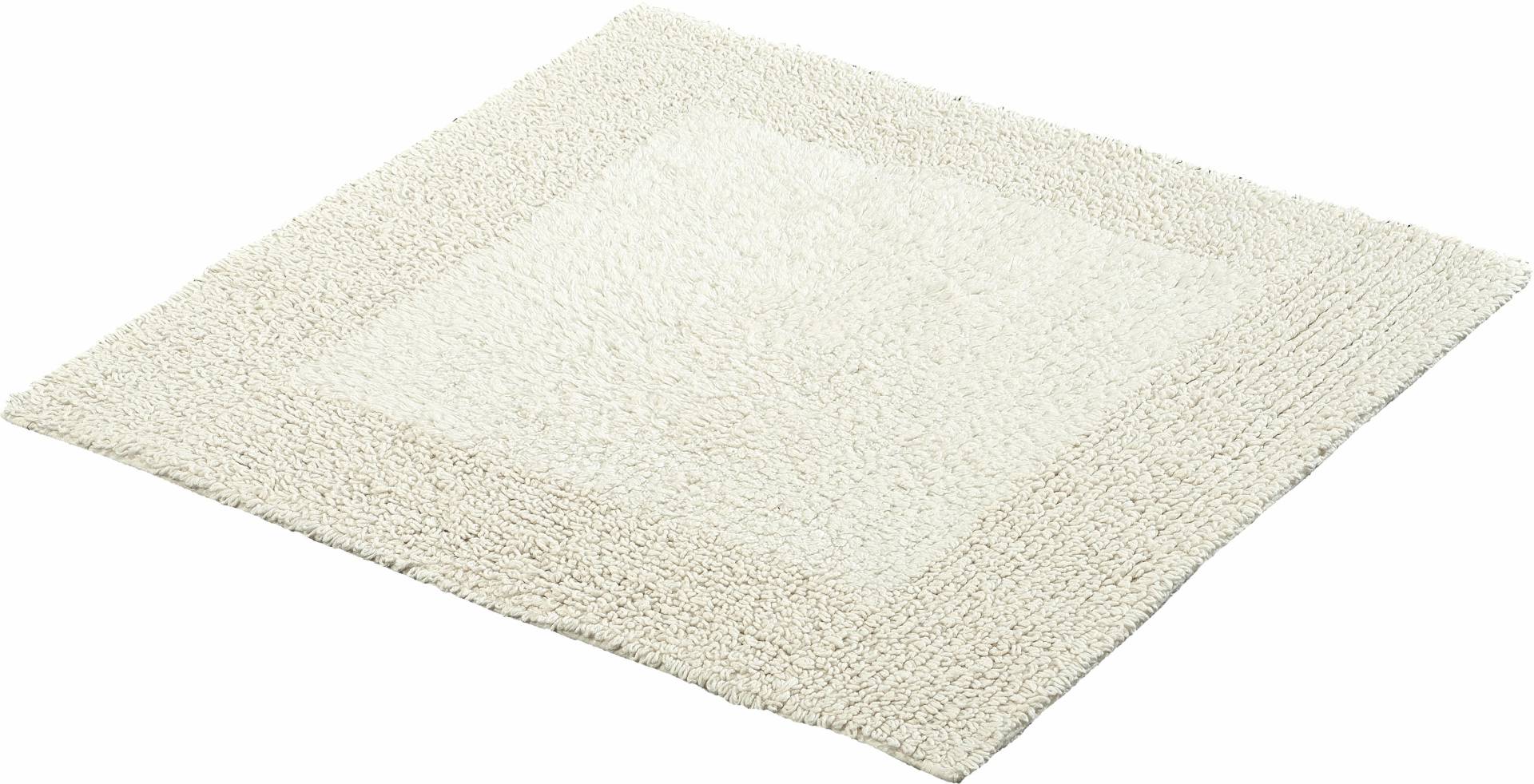 Kleine Wolke Badematte "Cotone", fußbodenheizungsgeeignet-beidseitig nutzbar, Badteppich, Uni Farben, reine Baumwolle, waschbar von Kleine Wolke