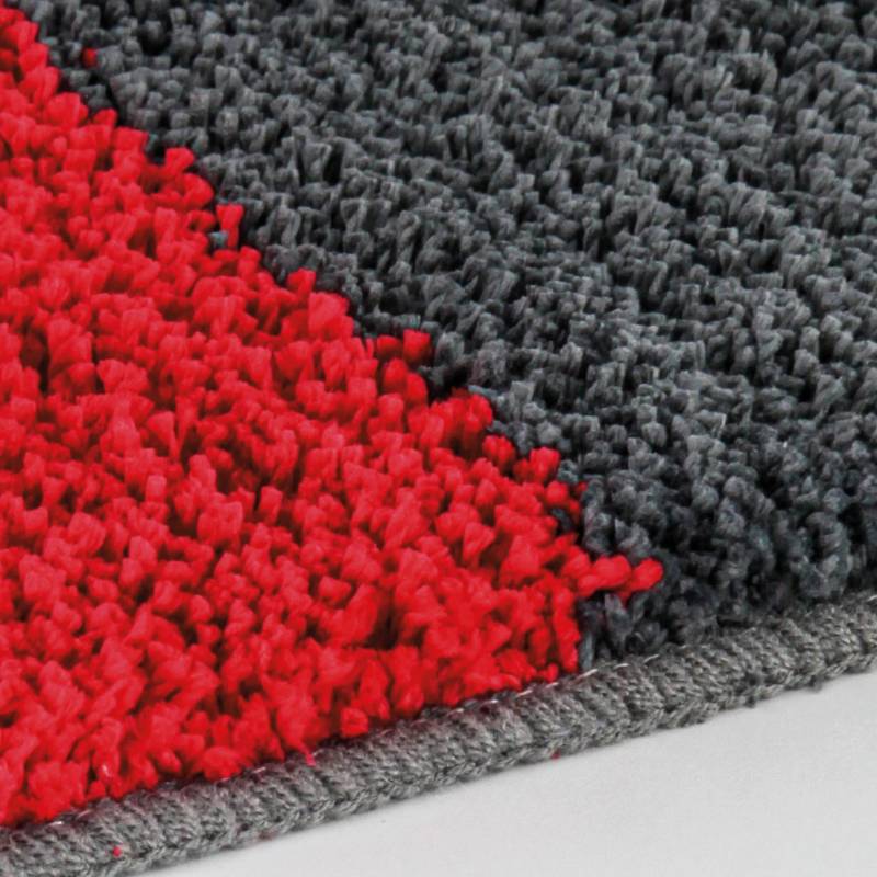 Kleine Wolke Badematte ""Dynamic"" Höhe 20 mm rutschhemmend beschichtet fußbodenheizungsgeeignet Badteppich, modernes Design von Kleine Wolke