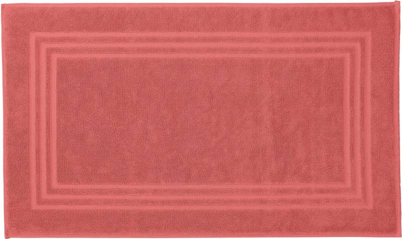 Kleine Wolke Badematte "Lodge" Höhe 80 mm beidseitig nutzbar Badteppich, Frottier-Qualität, Uni Farben, mit Bordüre von Kleine Wolke