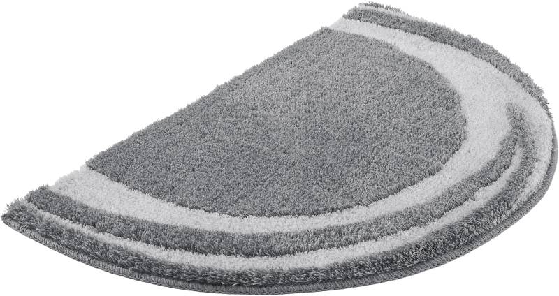 Kleine Wolke Badematte ""Mystic"" Höhe 25 mm rutschhemmend beschichtet fußbodenheizungsgeeignet Badteppich, modernes Design, Hoch-Tief Effekt, rechteckig & rund von Kleine Wolke