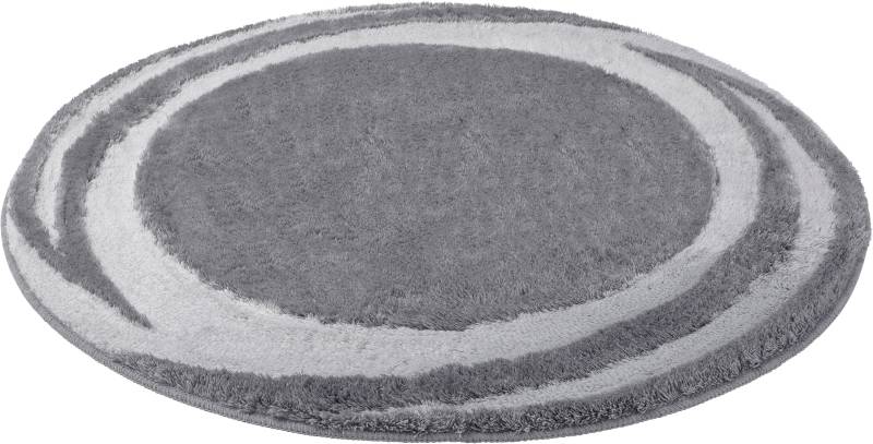 Kleine Wolke Badematte ""Mystic"" Höhe 25 mm rutschhemmend beschichtet fußbodenheizungsgeeignet Badteppich, modernes Design, Hoch-Tief Effekt, rechteckig & rund von Kleine Wolke