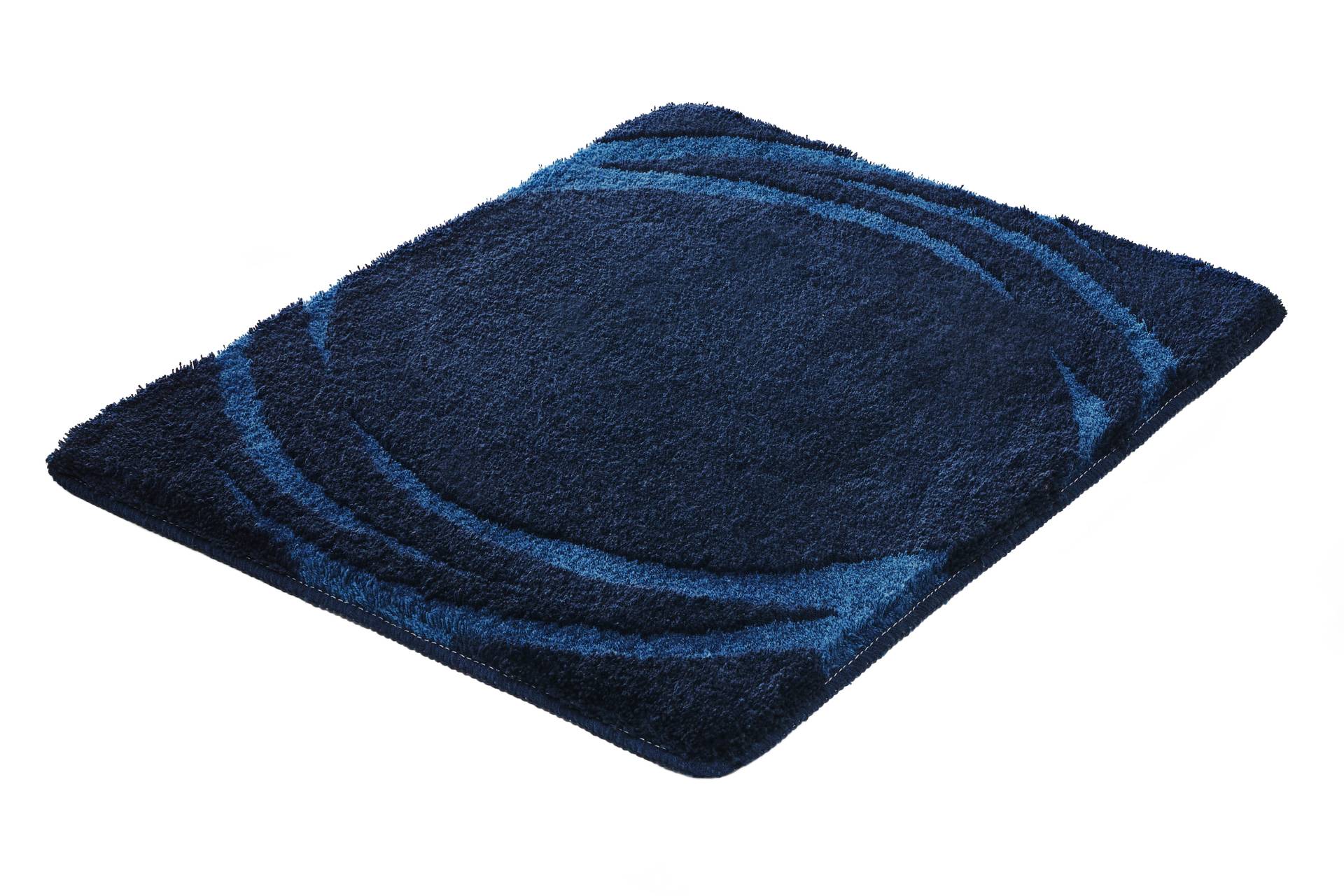 Kleine Wolke Badematte ""Mystic"" Höhe 25 mm rutschhemmend beschichtet fußbodenheizungsgeeignet Badteppich, modernes Design, Hoch-Tief Effekt, rechteckig & rund von Kleine Wolke