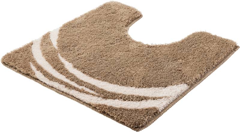 Kleine Wolke Badematte ""Mystic"" Höhe 25 mm rutschhemmend beschichtet fußbodenheizungsgeeignet Badteppich, modernes Design, Hoch-Tief Effekt, rechteckig & rund von Kleine Wolke