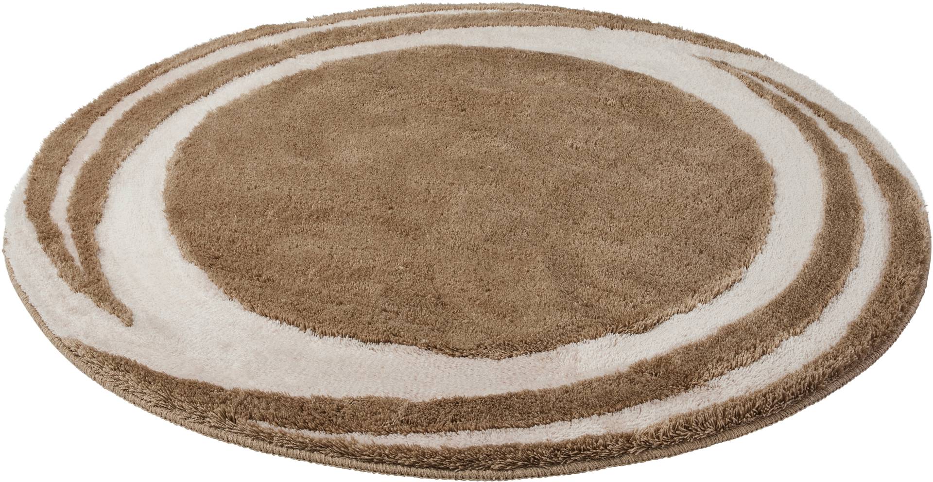 Kleine Wolke Badematte ""Mystic"" Höhe 25 mm rutschhemmend beschichtet fußbodenheizungsgeeignet Badteppich, modernes Design, Hoch-Tief Effekt, rechteckig & rund von Kleine Wolke