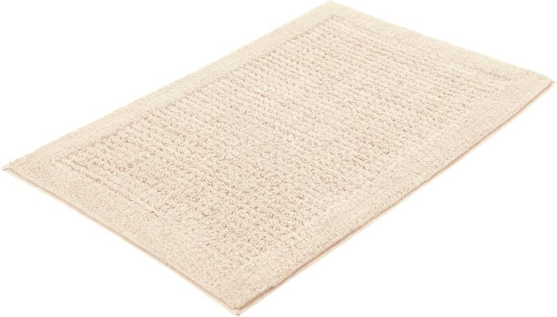 Kleine Wolke Badematte "Net" Höhe 17 mm rutschhemmend beschichtet fußbodenheizungsgeeignet Badteppich, Uni Farben, rutschhhemmend von Kleine Wolke