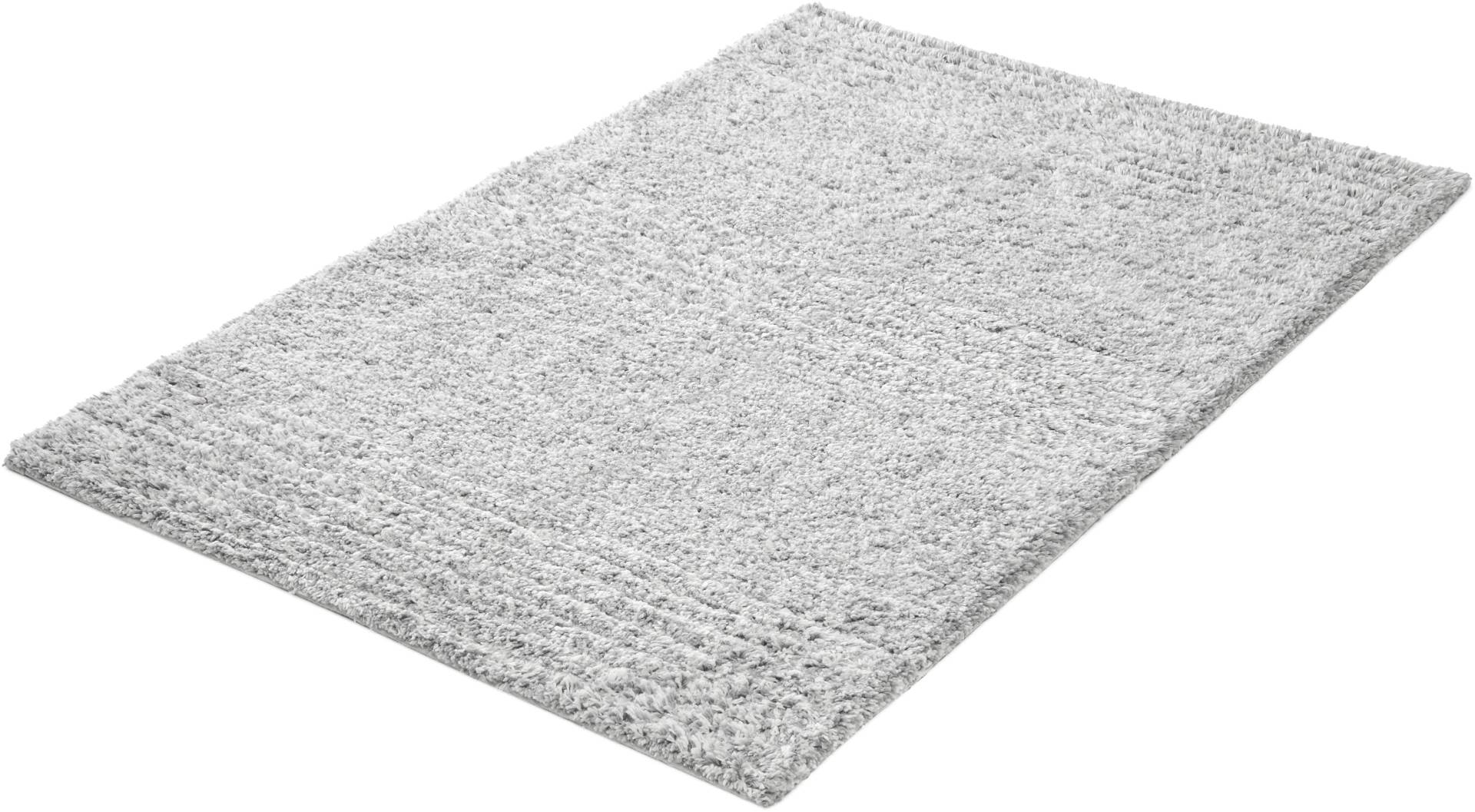 Kleine Wolke Badematte ""Planta"" Höhe 8 mm rutschhemmend beschichtet fußbodenheizungsgeeignet Badteppich, Uni Farben, Streifen Design, Hoch-Tief Effekt von Kleine Wolke