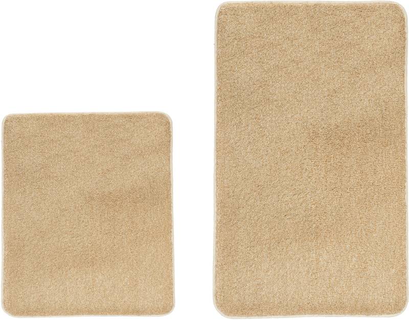 Kleine Wolke Badematte "RELAX" Höhe 30 mm rutschhemmend beschichtet fußbodenheizungsgeeignet Badteppich, Uni Farben, rechteckig, rund & als Set erhältlich von Kleine Wolke