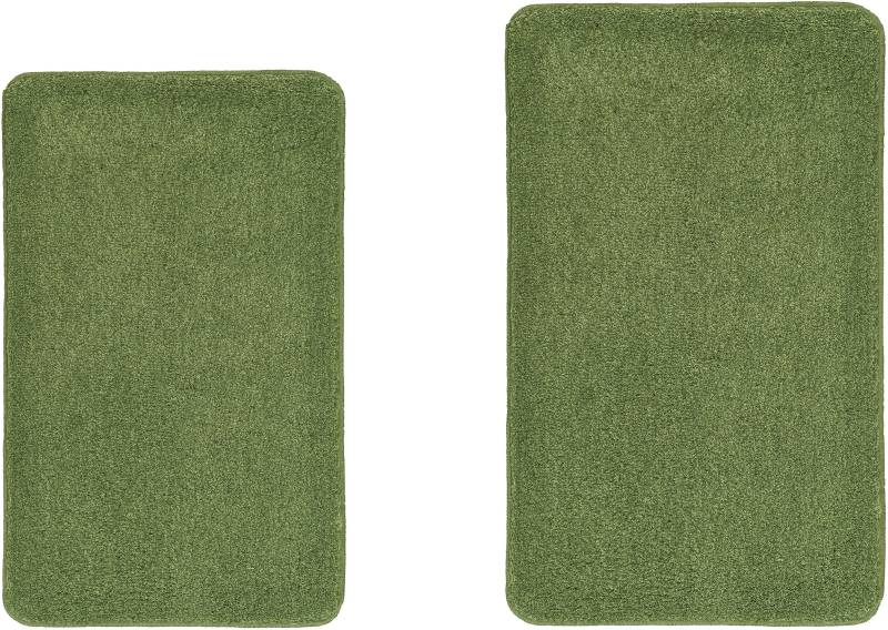 Kleine Wolke Badematte "RELAX" Höhe 30 mm rutschhemmend beschichtet fußbodenheizungsgeeignet Badteppich, Uni Farben, rechteckig, rund & als Set erhältlich von Kleine Wolke