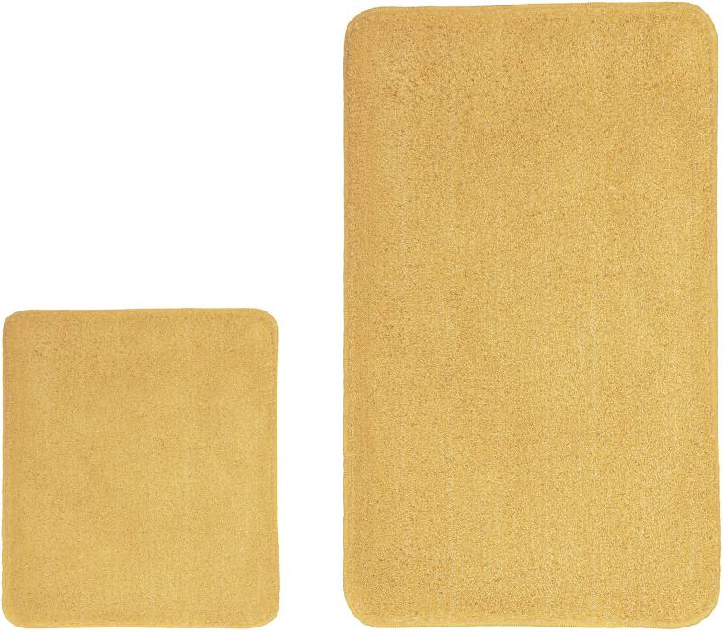 Kleine Wolke Badematte "RELAX" Höhe 30 mm rutschhemmend beschichtet fußbodenheizungsgeeignet Badteppich, Uni Farben, rechteckig, rund & als Set erhältlich von Kleine Wolke