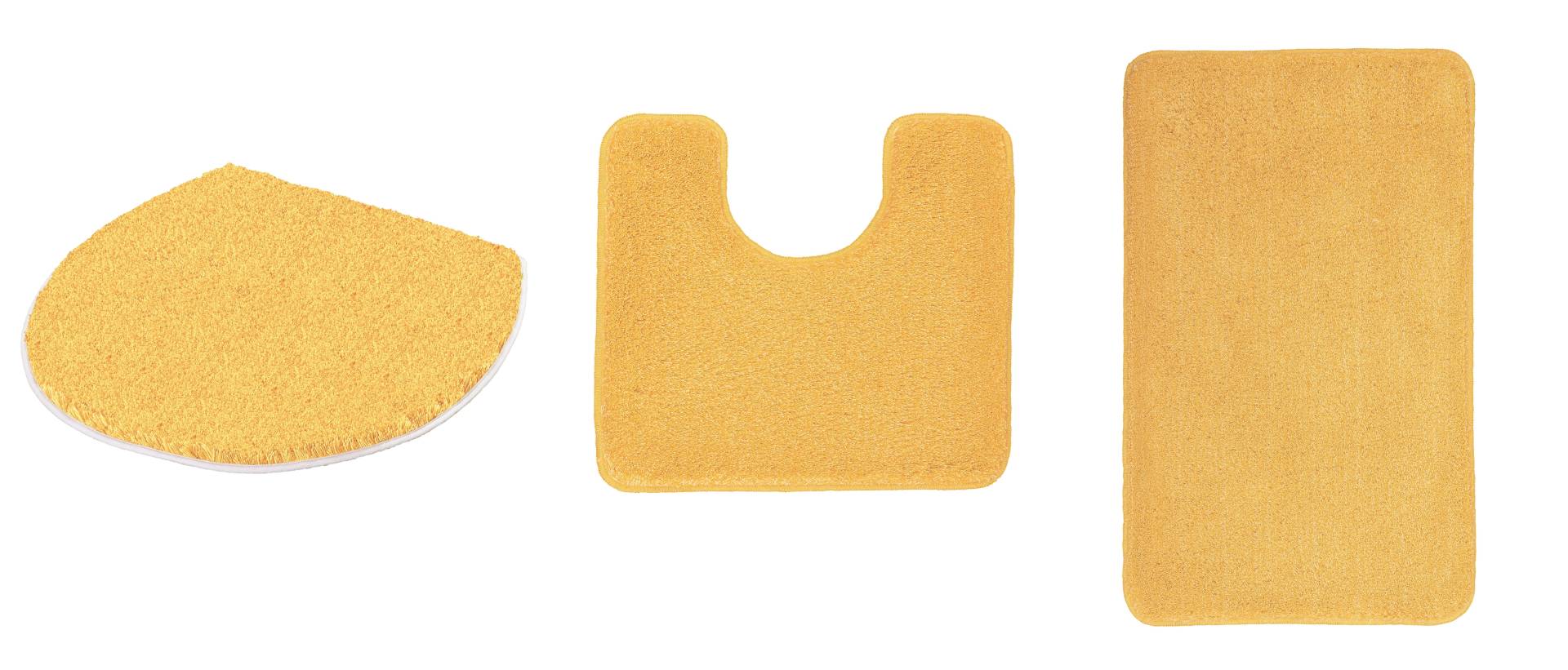 Kleine Wolke Badematte "RELAX" Höhe 30 mm rutschhemmend beschichtet fußbodenheizungsgeeignet Badteppich, Uni Farben, rechteckig, rund & als Set erhältlich von Kleine Wolke