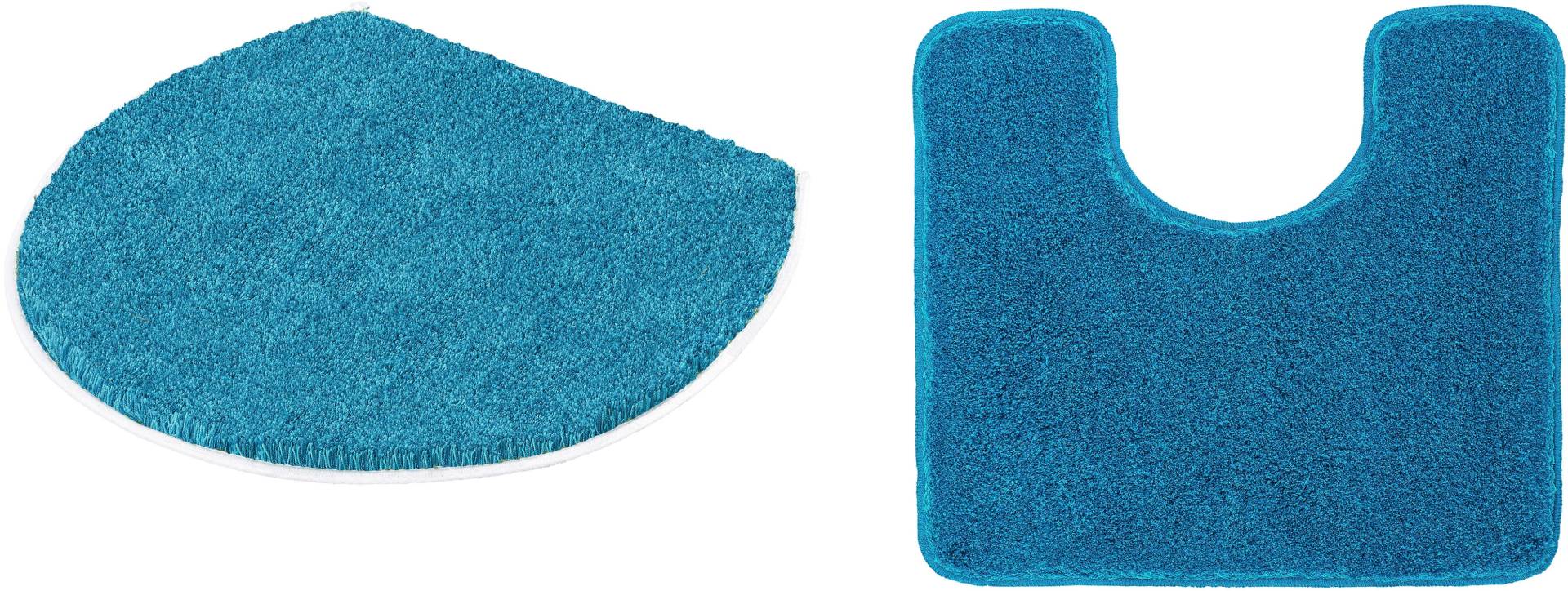 Kleine Wolke Badematte "RELAX" Höhe 30 mm rutschhemmend beschichtet fußbodenheizungsgeeignet Badteppich, Uni Farben, rechteckig, rund & als Set erhältlich von Kleine Wolke