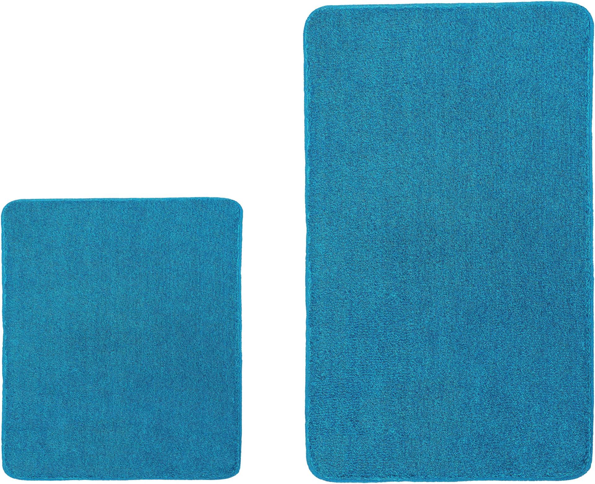 Kleine Wolke Badematte "RELAX" Höhe 30 mm rutschhemmend beschichtet fußbodenheizungsgeeignet Badteppich, Uni Farben, rechteckig, rund & als Set erhältlich von Kleine Wolke