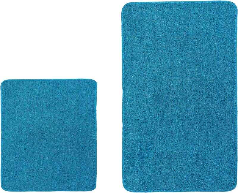 Kleine Wolke Badematte "RELAX" Höhe 30 mm rutschhemmend beschichtet fußbodenheizungsgeeignet Badteppich, Uni Farben, rechteckig, rund & als Set erhältlich von Kleine Wolke