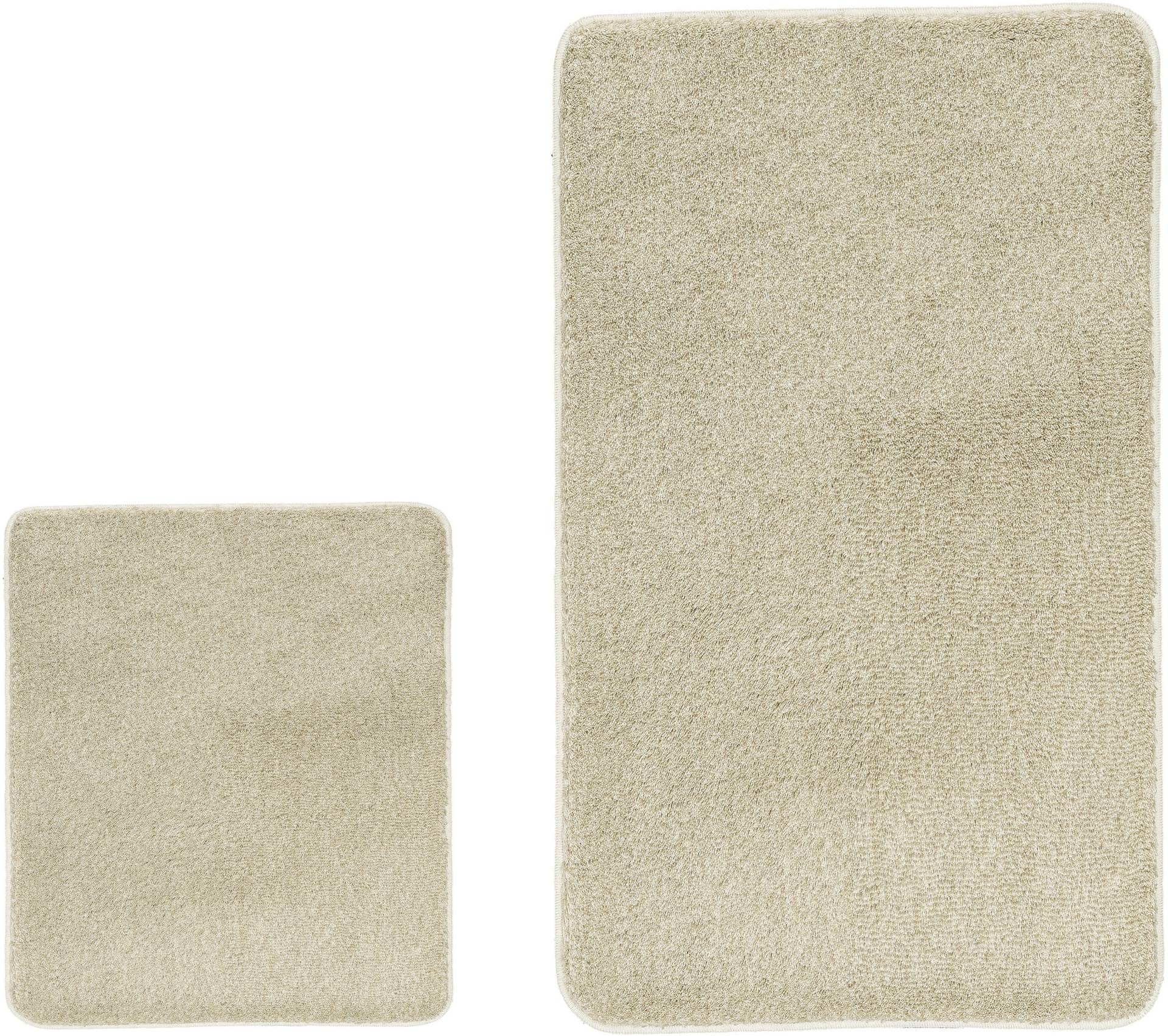 Kleine Wolke Badematte "RELAX" Höhe 30 mm rutschhemmend beschichtet fußbodenheizungsgeeignet Badteppich, Uni Farben, rechteckig, rund & als Set erhältlich von Kleine Wolke