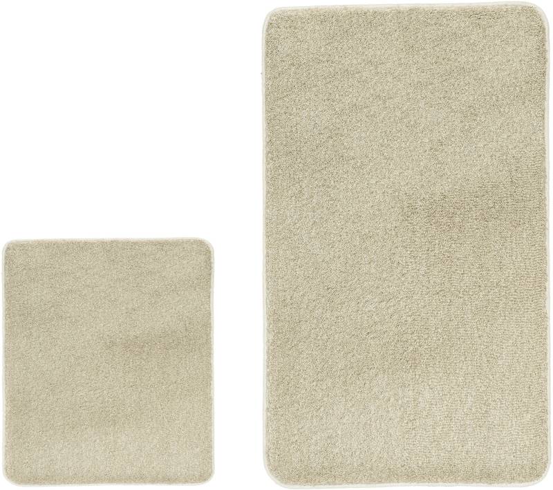 Kleine Wolke Badematte "RELAX" Höhe 30 mm rutschhemmend beschichtet fußbodenheizungsgeeignet Badteppich, Uni Farben, rechteckig, rund & als Set erhältlich von Kleine Wolke