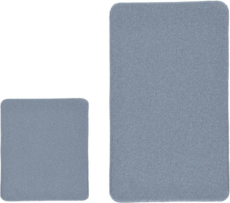 Kleine Wolke Badematte "RELAX" Höhe 30 mm rutschhemmend beschichtet fußbodenheizungsgeeignet Badteppich, Uni Farben, rechteckig, rund & als Set erhältlich von Kleine Wolke