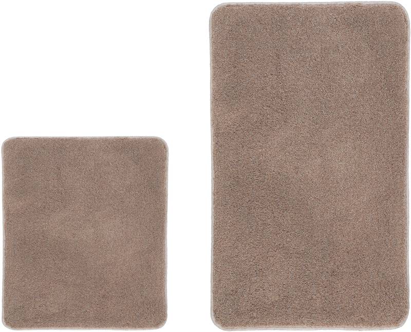 Kleine Wolke Badematte "RELAX" Höhe 30 mm rutschhemmend beschichtet fußbodenheizungsgeeignet Badteppich, Uni Farben, rechteckig, rund & als Set erhältlich von Kleine Wolke