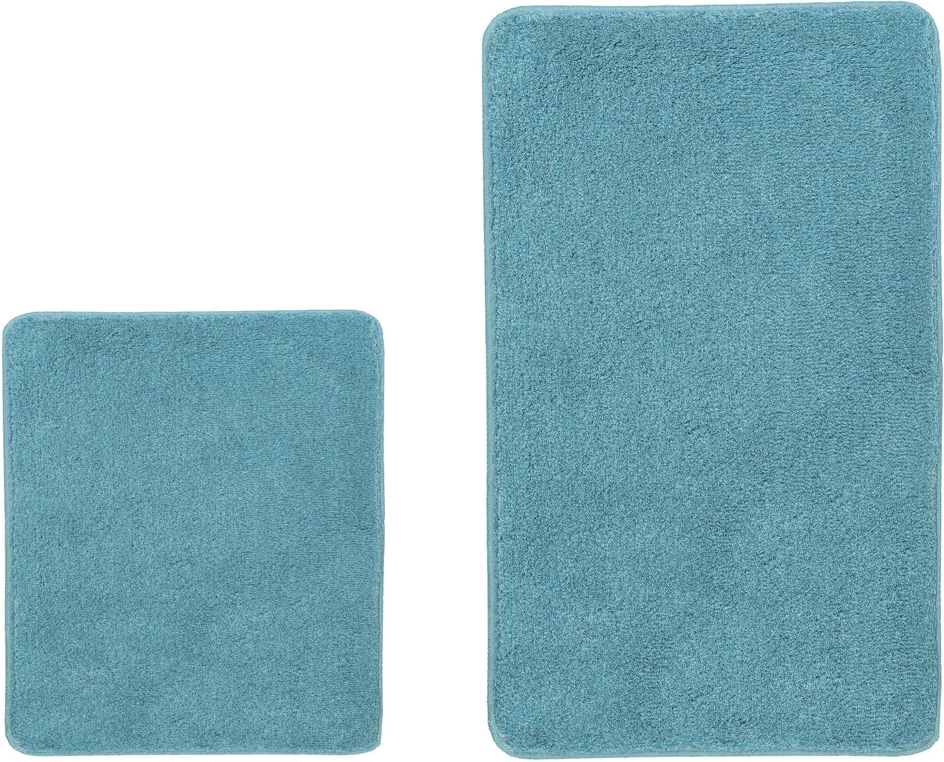 Kleine Wolke Badematte "RELAX" Höhe 30 mm rutschhemmend beschichtet fußbodenheizungsgeeignet Badteppich, Uni Farben, rechteckig, rund & als Set erhältlich von Kleine Wolke