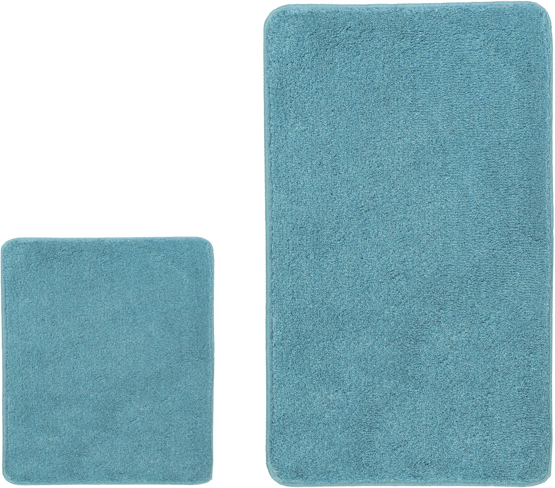 Kleine Wolke Badematte "RELAX" Höhe 30 mm rutschhemmend beschichtet fußbodenheizungsgeeignet Badteppich, Uni Farben, rechteckig, rund & als Set erhältlich von Kleine Wolke