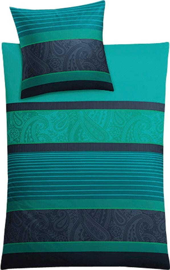 Kleine Wolke Bettwäsche "Cambridge in Gr. 135x200 oder 155x220 cm" 2 Stk. tlg. gestreifte Bettwäsche aus Baumwolle, Bettwäsche mit Paisley-Design Kleine Wolke Bettwäsche "Cambridge in Gr. 135x200 oder 155x220 cm" 2 Stk. tlg. gestreifte Bettwäsche aus Baumwolle, Bettwäsche mit Paisley-Design von Kleine Wolke