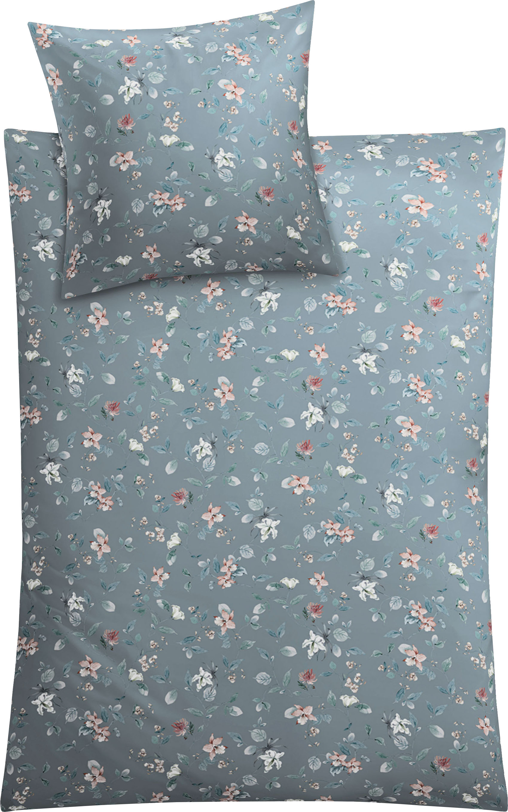 Kleine Wolke Bettwäsche "Florina" 2 Stk. tlg. mit floralem Dessin von Kleine Wolke