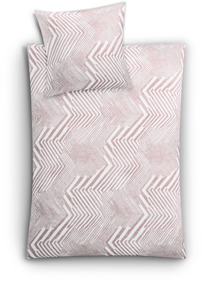 Kleine Wolke Bettwäsche "Macra" 2 Stk. tlg. mit grafischem Print von Kleine Wolke