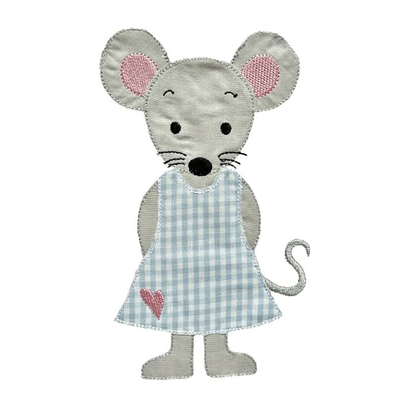 Aufnäher/ Applikation "Maus" - Stickerei Auf Filz von KleineKinderstube