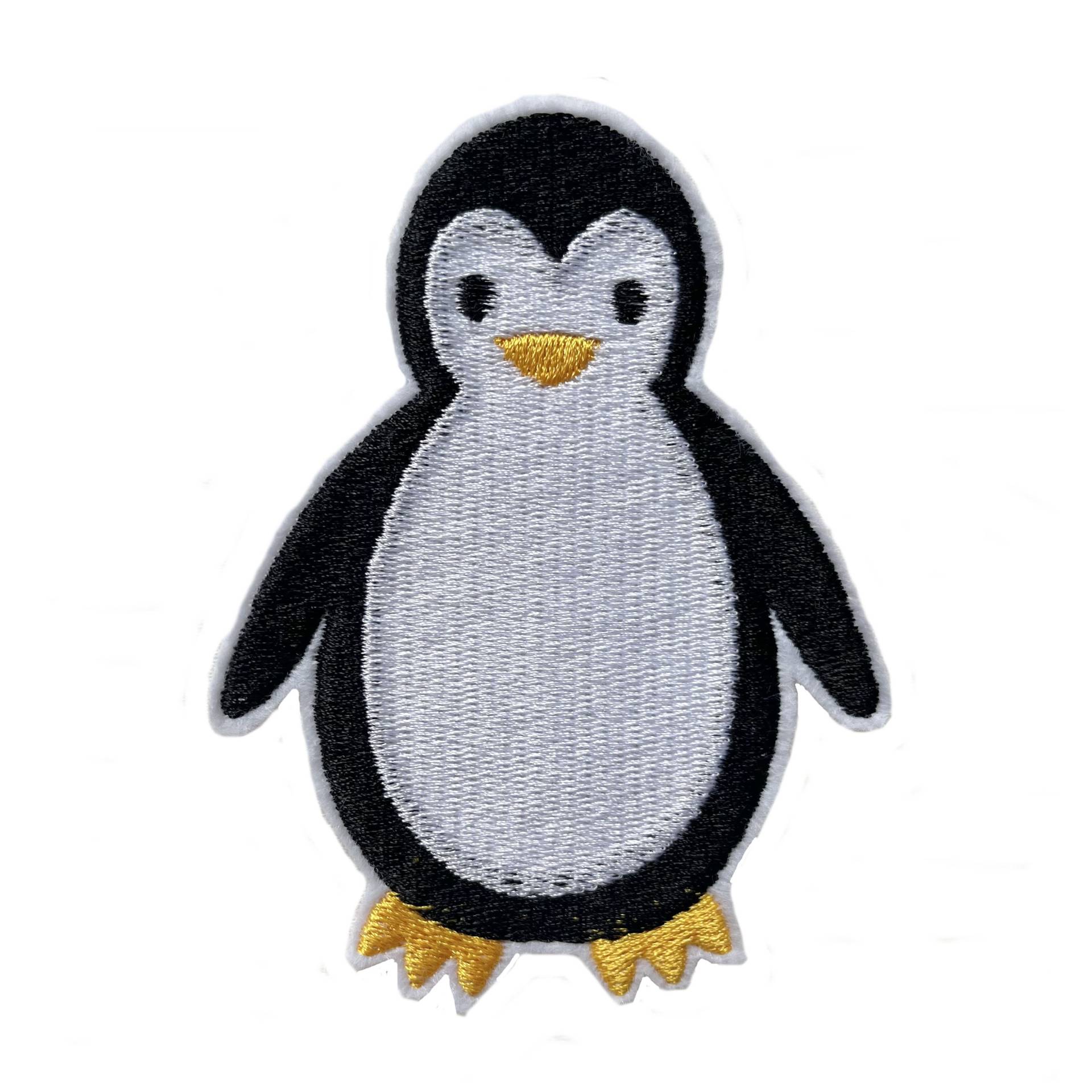 Aufnäher/ Applikation "Pinguin" 3. Größen Zur Auswahl - Stickerei Auf Filz von KleineKinderstube