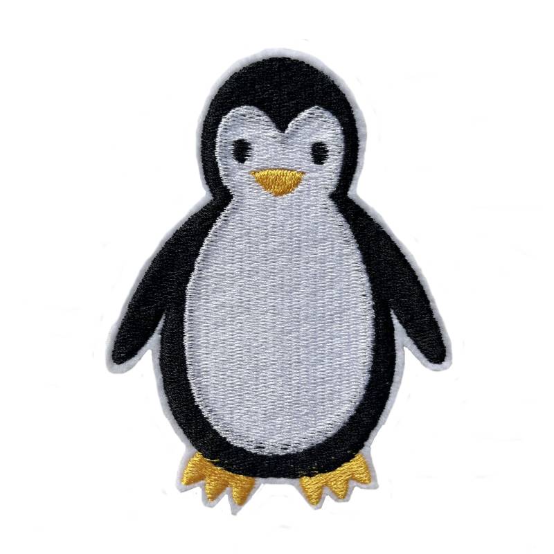 Aufnäher/ Applikation "Pinguin" 3. Größen Zur Auswahl - Stickerei Auf Filz von KleineKinderstube