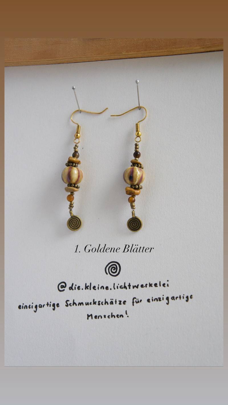 Vintage Dream Ohrringe Boho/Hippie Style, Natürliche von KleineLichtwerkelei