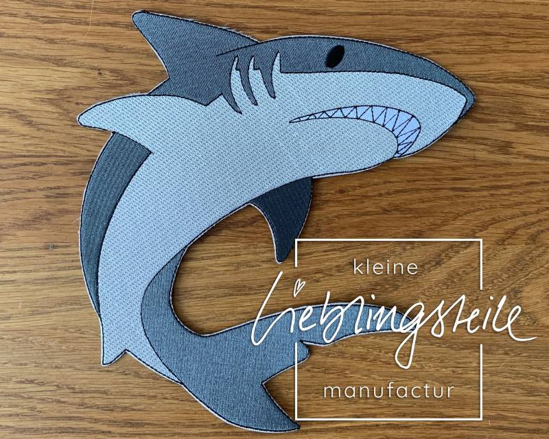 Hai Stickapplikation von KleineLieblingsteile