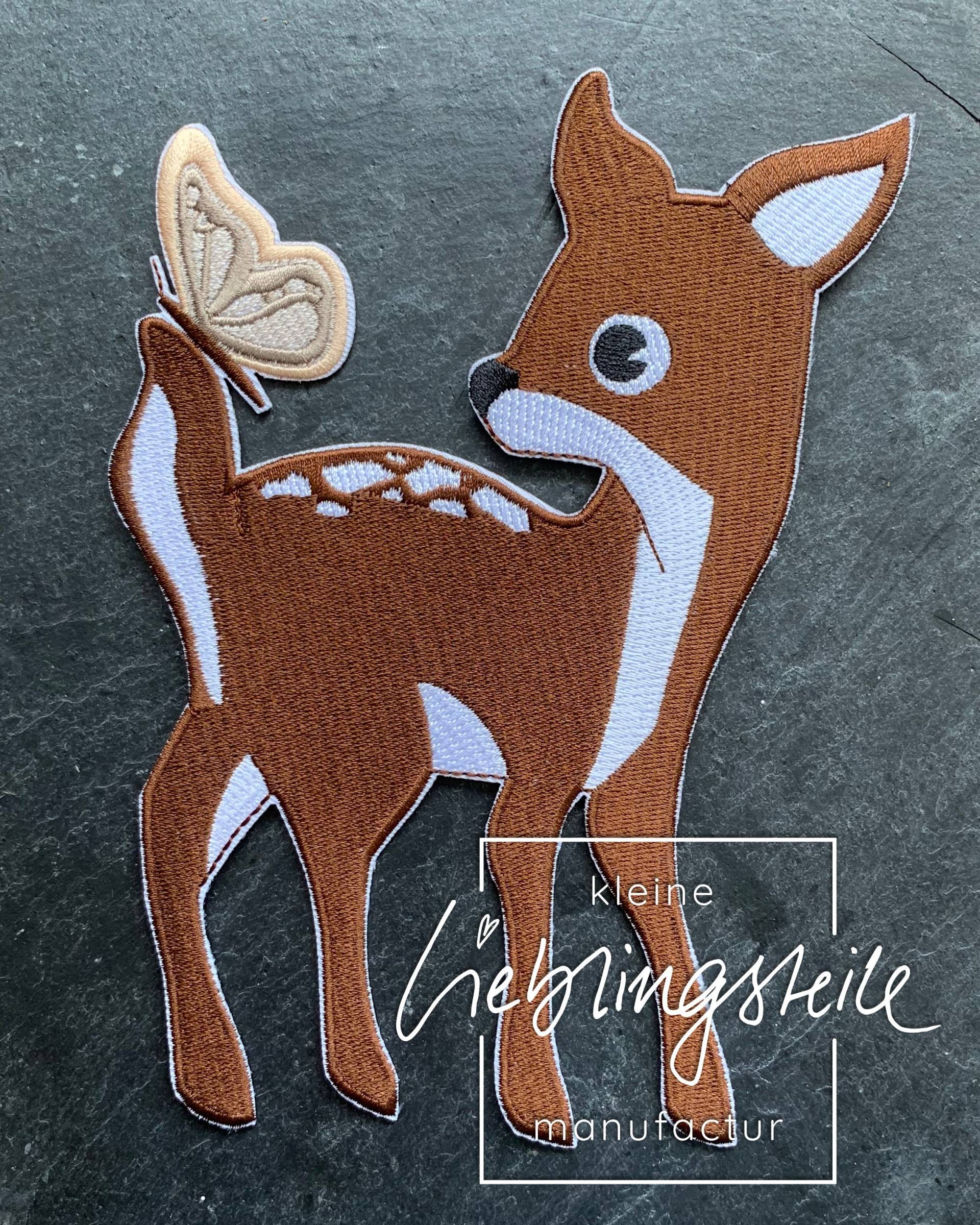 Rehkitz Stickapplikation von KleineLieblingsteile