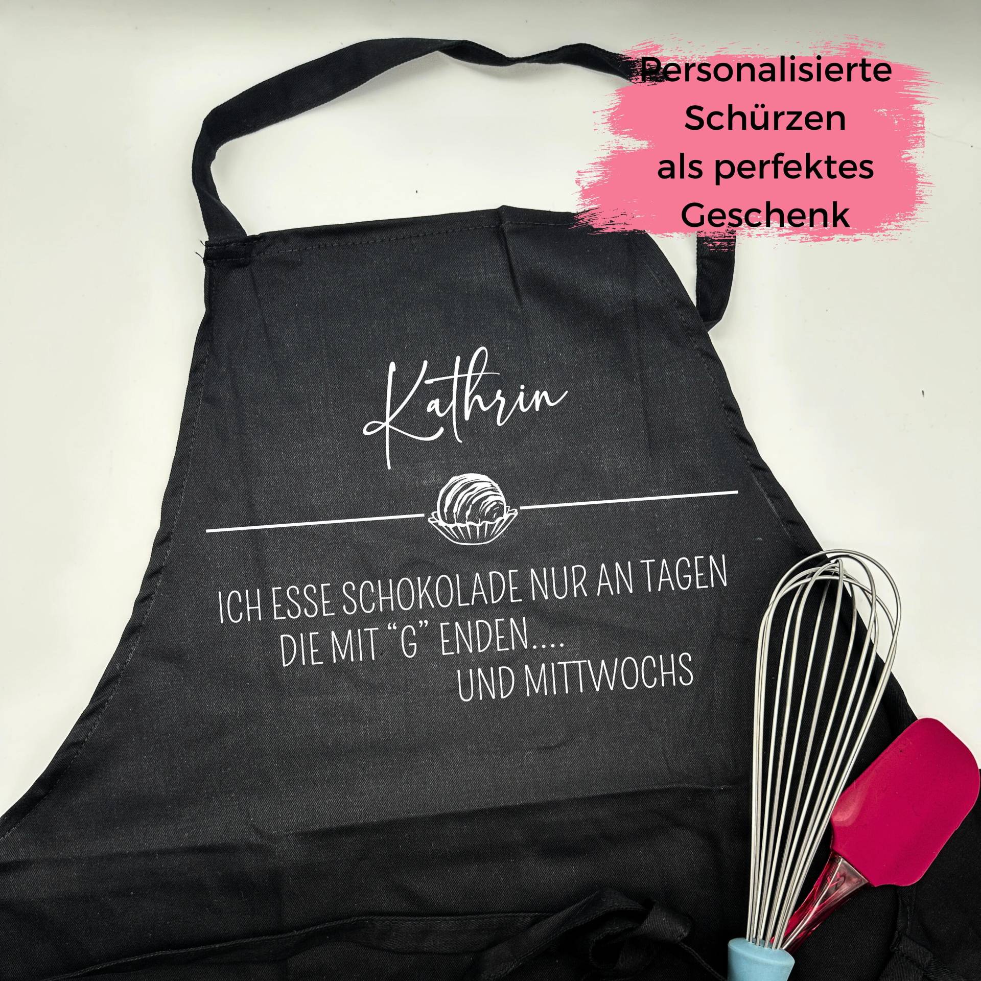 Kochschürze - Backschürze Name Schokolade Personalisierte Schürze Küche Grill Geschenk -Hobbykoch -Muttertag- Geburtstag Mann Frau Kochschürze - Backschürze Name Schokolade Personalisierte Schürze Küche Grill Geschenk -Hobbykoch -Muttertag- Geburtstag Mann Frau von KleineMeisterstuecke
