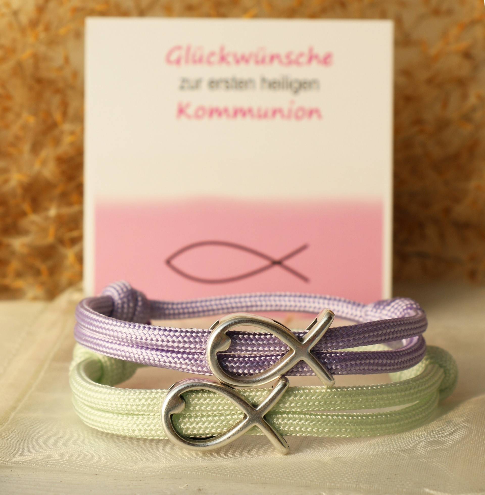 Armband Kommunion, Geschenk Fisch, Wunschfarbe Armband Kommunion, Geschenk Fisch, Wunschfarbe von KleineSchatztruhe