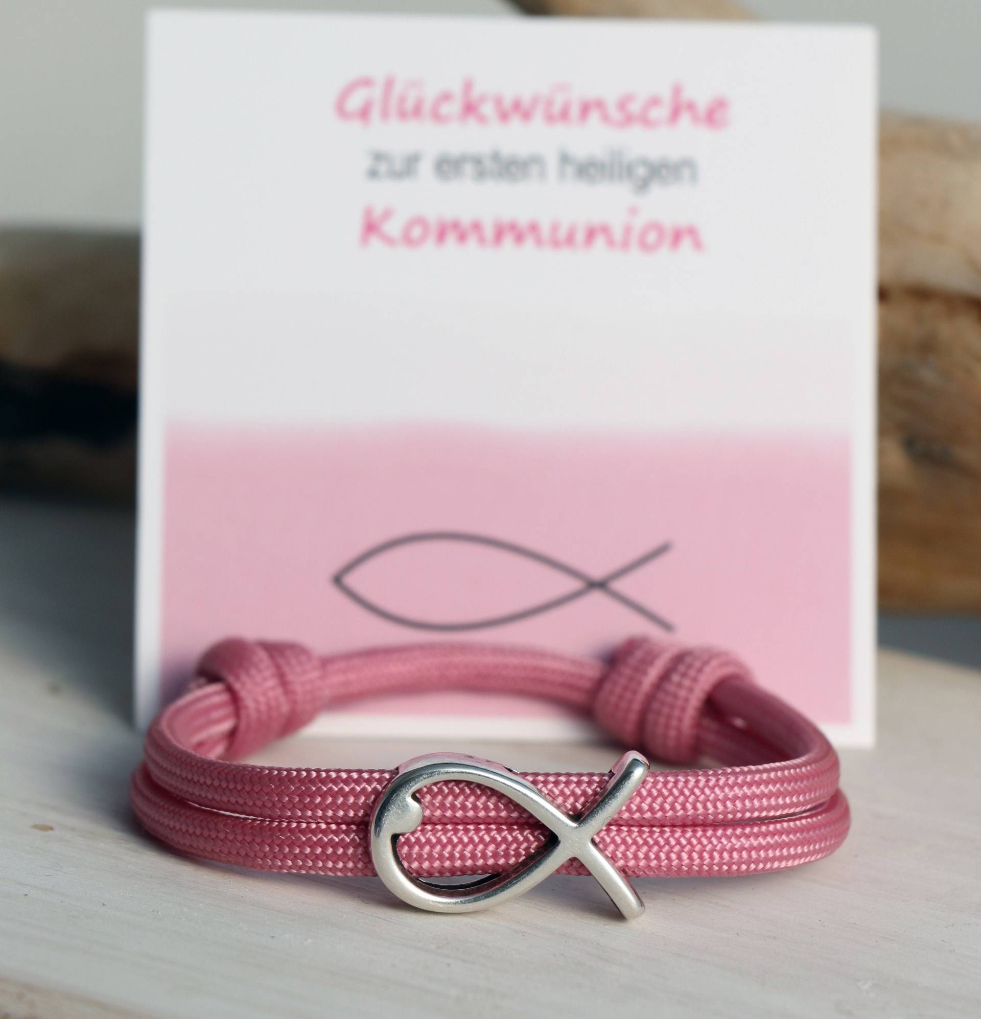 Armband Kommunion, Geschenk Mädchen, Fisch, Wunschfarbe Armband Kommunion, Geschenk Mädchen, Fisch, Wunschfarbe von KleineSchatztruhe