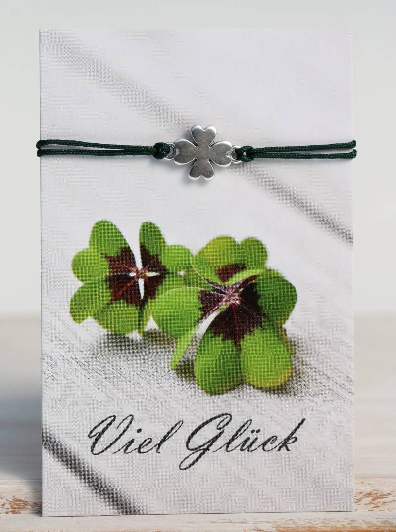 Freundschaftsarmband Kleeblatt in Roségold Oder Silber - Farbe Nach Wahl von KleineSchatztruhe