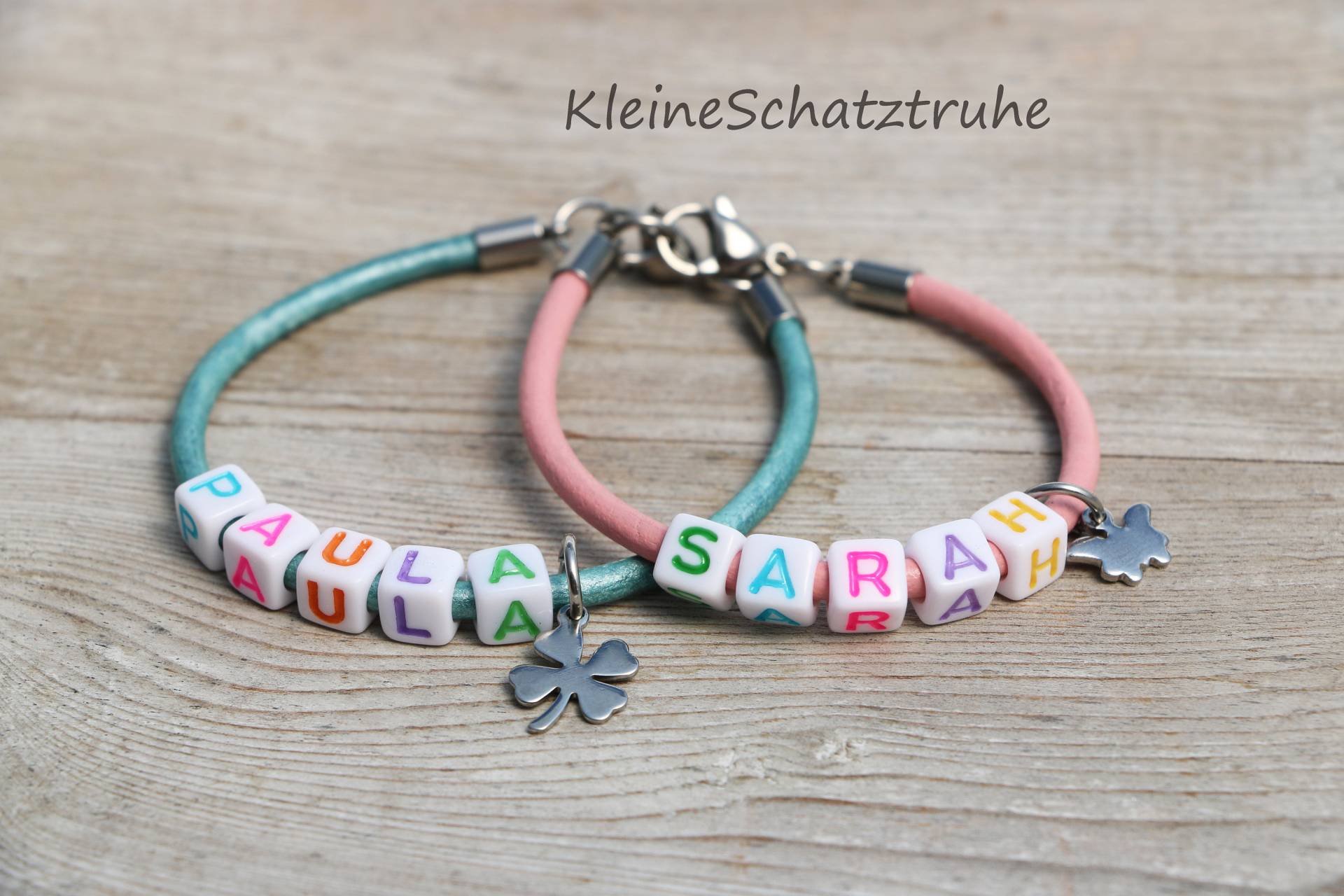Namensarmband Leder Edelstahl Farbwahl Geschenk Mädchen Oder Jungs Namensarmband Leder Edelstahl Farbwahl Geschenk Mädchen Oder Jungs von KleineSchatztruhe