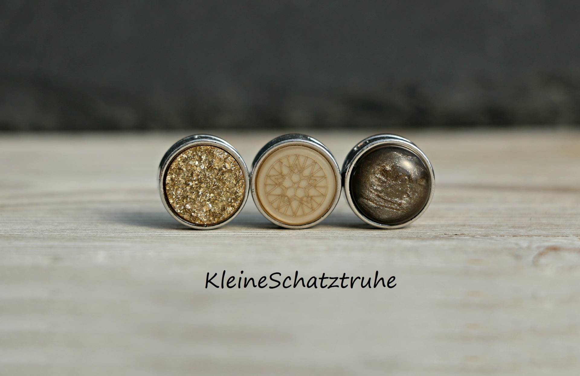 Schiebeperlen Für Lederarmbänder, 3Er Set von KleineSchatztruhe