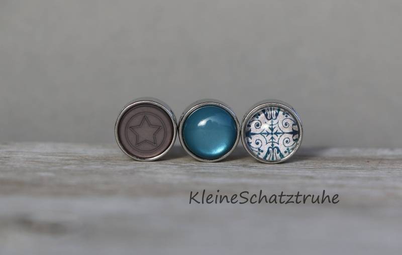 Schiebeperlen Für Lederarmbänder Winteredition von KleineSchatztruhe