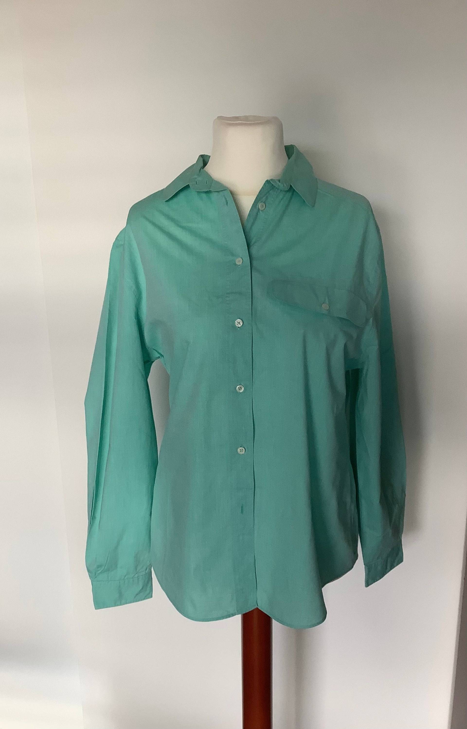 Vintage Bluse Türkis 1990Er Jahre - Otto Kern Vintage Bluse Türkis 1990Er Jahre - Otto Kern von KleineWerteDinge